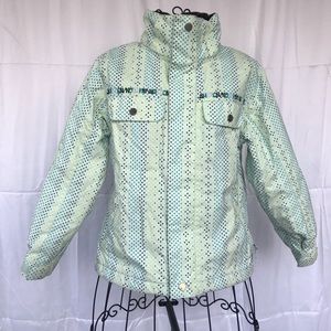 Girls M Burton Snow Ski jacket and Pants matching.